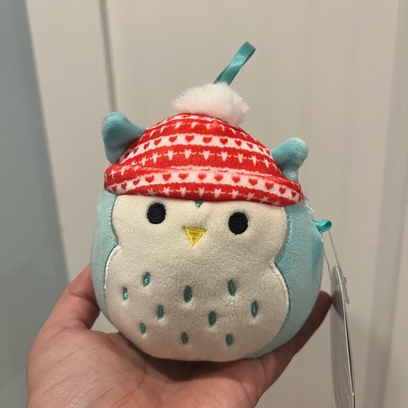Squishmallows Other - Squishmallows Christmas Beanie Winston The Owl 4”